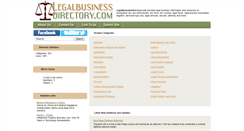 Desktop Screenshot of legalbusinessdirectory.com